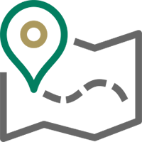 Image of map with marker